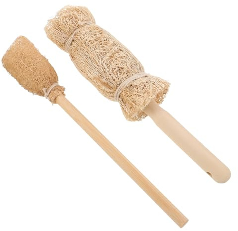 Gogogmee Lot De 2 Brosses De Nettoyage Pivotantes Pour Biberons Kit De Lavage Doux Brosse De Rechange Pour Biberons De Nouveau-Né Marron