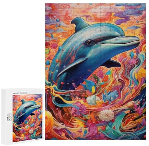 500 PCS Rätsel Für Teenager Colorful Ocean Dreams Rätsel Für Teenager: Entspannungsspiele, Lustige Und Humorvolle Geschenke Zur Stressreduzierung 500 PCS