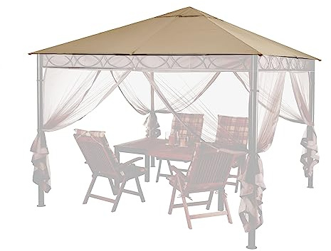 QUICK STAR Ersatzdach 3x3m Stil Pavillon Sand