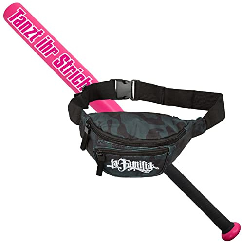 Spass kostet Sportset Baseballschläger mit Tasche für Baseball Aluminium 26 Zoll Tanzt Ihr Stricher