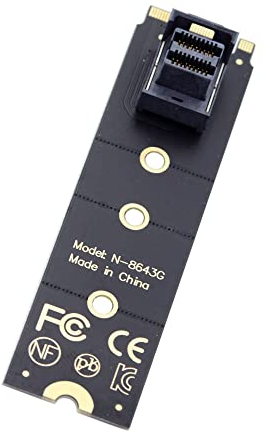 Cablecc U.2 Kit SFF-8639 NVME PCIe4.0 SSD Adattatore 22x80mm per Mainboard SSD 750 p3600 p3700 M.2 SFF-8643 Mini SAS HD