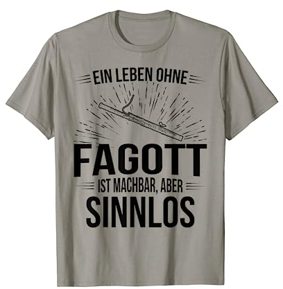 Fagottist Fagott T-Shirt
