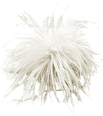 ISAKEN Brosche Damen Feder, Feder Ansteckbrosche Vintage Federbrosche Elegante Brosche Trachten Brosche Damen Brosche Hut Brosche Pin für Party Dekoration Kopfbedeckung