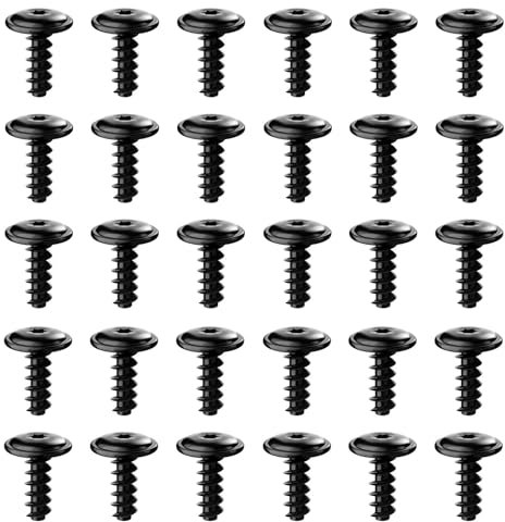 FUYIOCN Engine Undertray Screws, 30 Pcs Screw Bolt Retainer Car Fender for Engine Cover Undertray