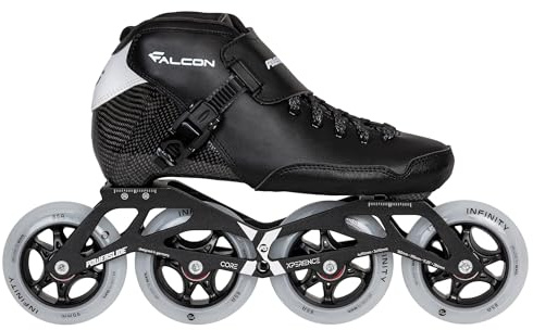 Powerslide Falcon 90 Speed Inline Pattini da corsa per uomo e donna in nero