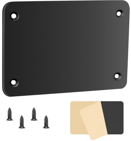 STONVUE Metallplatte für Magnetische Kabellose Rückfahrkamera | Erzeugt magnetische Oberflächen, inkl. Klebeband & Schrauben, geeignet für LKW, Wohnmobile und Anhänger