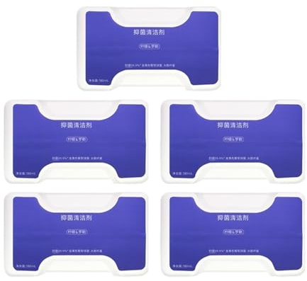 VANTHMF 580ML 5pcs Lemon Scented Floor Cleaning Solution - CE Certified PH Neutral Detergent for Robot Vacuum Cleaners, Compatible with Narwal Series Accessory Compatible