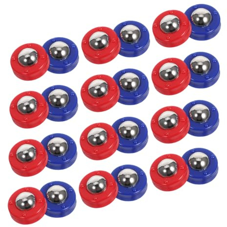 UPKOCH 24piezas Juguetes De Tejo De Mini Rodillos De Mesa De Repuesto Discos De Tejo para Interior Familias