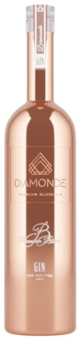 Diamonde Blush Premium Pink Gin - 70cl, 40% ABV - Small Batch Scottish Gin with Strawberry and Raspberry - Luxury Gift Bottle for Cocktails, Gifting & Celebrations