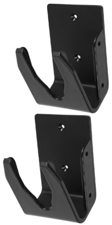 Wandmontierter Barcode Scannerständer Schwarz Kunststoff 2 Stück | Universelle Halterung, für Einzelhandel und Lager, Sichere Wandmontage mit Platzsparendem Aufbau