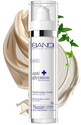 Bandi Firming Dagkräm Spf 50 Anti-Aging Uv-Skydd Silkträdsextrakt Fuktighetskräm Makeup Bas Hudens Lyster Elastisitet Finlinjer Sommarhudvård