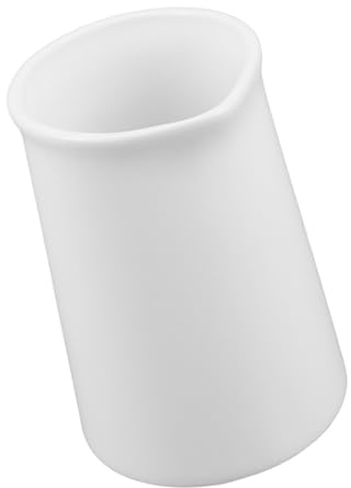 CLISPEED Pichet Céramique Blanc pour Lait avec Bec Verseur Petite Cruche Multifonction pour Café Sauce Crème et Salade Style Scandinave