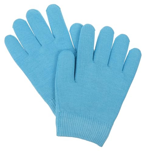STOBAZA Cotton Gel Moisturizing Gloves for Adults Spa Hand Therapy Repair Dry Skin Soft Breathable Sleeping Gloves for Women Men