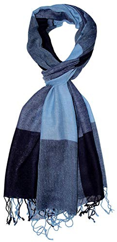 Lorenzo Cana Herren Schal Schaltuch 50% Kaschmir 50% Wolle vom Merino-Lamm Wolle Kaschmirschal Gewebt Herrenschal Männerschal
