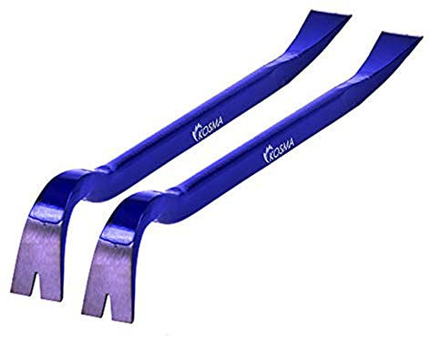 Kosma Set of 2 Heavy Duty Gorilla Bar Set - 16 Inch | Wrecking Bar Pry Nail Remover Crowbar Tool