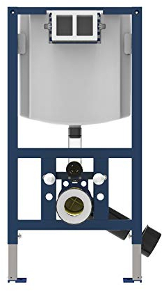 Sanit WC Element INEO FRONTOP (Einbaurahmen mit Spülkasten, ohne Betätigungsplatte, 2 Mengen-Spülung) 90.738.00..T000