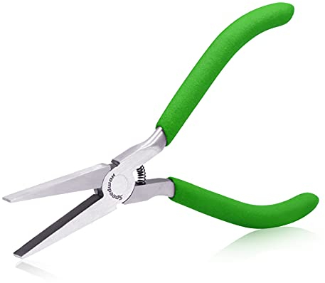 SPEEDWOX 5 inch Flat Nose Pliers Mini Duckbill Pliers fine Nose Pliers fine Nose Pliers Precision Pliers for Jewelry Making Hand Tools Beading Craft Craft