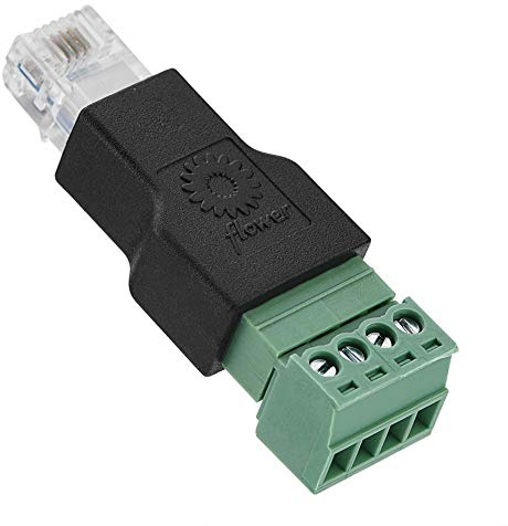 Dingln connettore Ethernet RJ11 6P4C maschio a 4 pin connettore a vite
