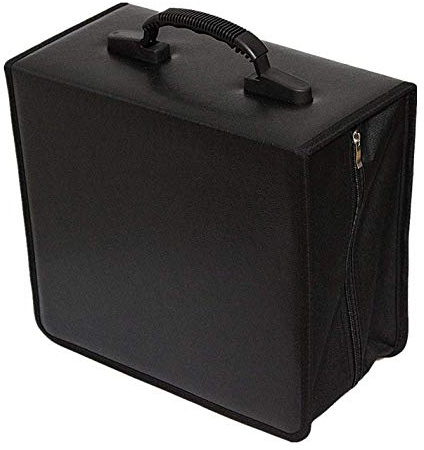 CD Tasche für 400 Stück platzsparend CD Aufbewahrungstasche Case für Auto und zuhause