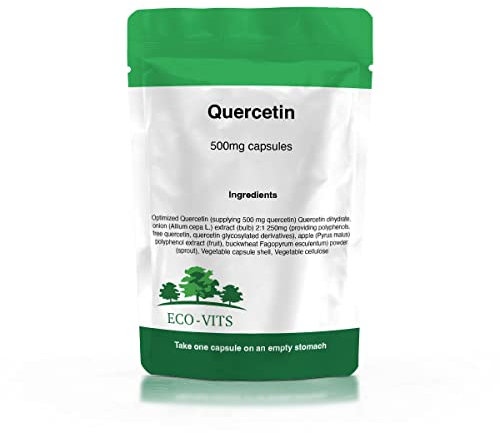 HIGH Strength QUERCETIN 500mg 60 Capsules