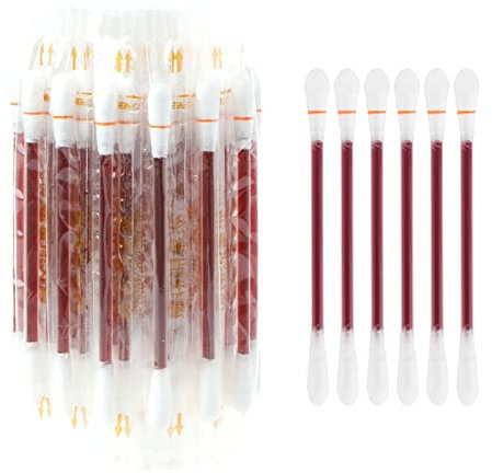 100 Pieces Disposable Iodine Cotton swabs Portable Iodine Disinfection Cotton swabs for Emergency Wound Care