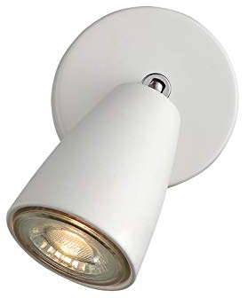 IMPTS Deckenstrahler LED Weiss, Strahler Deckenstrahler 1 Flammig | Schwenkbar inkl. LED GU10 Lampen 3W Warmweiß 250LM, Modern Deckenlampe Deckenspot für Küche, Wohnzimmer, Schlafzimmer