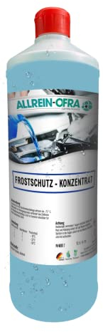 Allrein Frostschutz Konzentrat für die Scheibenwaschanlage ohne Methanol Zusatz bis zu -75°C wirksam (3x10L)