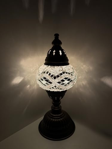 Samarkand - Lights Mosaiklampe Mosaik - Tischlampe M Stehlampe orientalische marokkanische türkische mosaik lampe/Silber