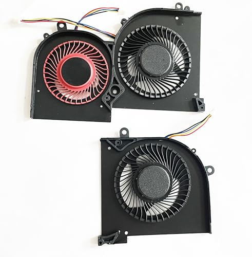 Fleshy Leaf CPU+GPU Cooling Fan Replacement for MSI GS65 Stealth GS65VR P65 MS-16Q2 MS-16Q1 MS-16Q3 16Q2-CPU-CW 16Q2-GPU-CW BS5005HS-U3N