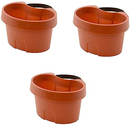 BESPORTBLE 3pièces Pot De Fleurs Suspendu Mural Plastique Support à Fleurs Intérieur pour Plantes Vertes Et