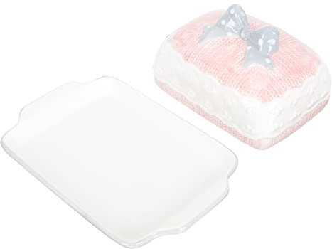 Cabilock Keramik Käseschale Mit Butterdose Butterdose Und Käsebehälter Hochwertiges Keramikmaterial Langlebig Und Praktisch Für Speisen Und Desserts