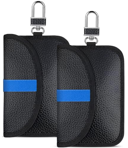 Keyless Go Schutz, 2 STK Keyless Go Schutz Autoschlüssel Tasche, schlüsseltasche Autoschlüssel RFID Schlüsseletui Funkschlüssel Abschirmung für Autoschlüssel Safe