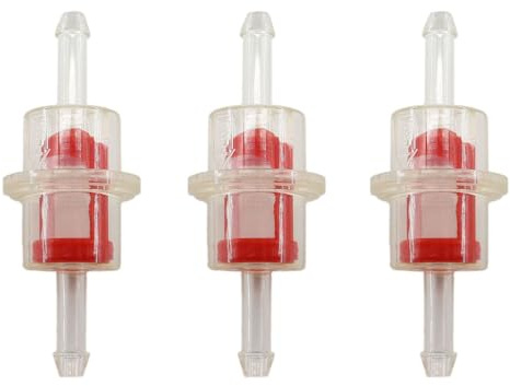MCHNIC 3x Kraftstofffilter Benzinfilter 6mm für Arctic Cat Inline Fuel Filter Motorräder, ATVs, UTVs, Schneemobile, Schneemobile, Schlitten, Traktoren, GoKarts und andere Benzinfahrzeuge