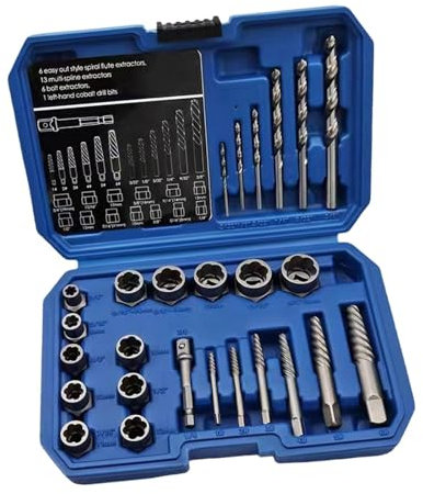 Bolzenextraktoren - Stripped Lug Nut Remover | Bolts Drill Bit Tool | Easy Out Strip Lug | Muttern Entfernung Bohrer Bit Für Verrostete Beschädigte Abgerundete Schrauben Eingestellt