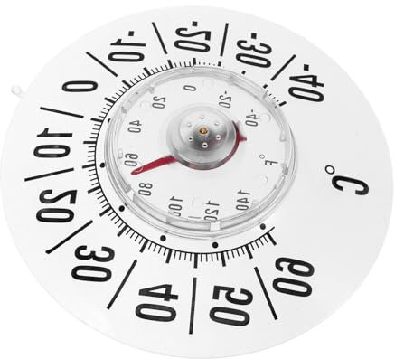 GALPADA Fensterthermometer Außenthermometer Mit Starkem Saugnapf Klares Analoges Raumthermometer Für Innen Und Babyzimmer Präzise Temperaturanzeige