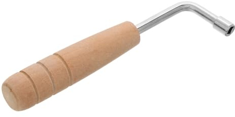 Milisten Harfenstimmschlüssel für Leier mit Holzgriff und Stahlkopf Vielseitiges und Komfortables Werkzeug zum Präzisen Stimmen von Saiteninstrumenten Musikerzubehör