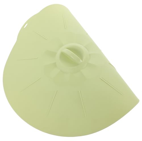 BESTYASH Extra Large Food Grade Silicone Food Preservation Lid Suction Sealing Bowl Lid for Home Green Round Design Microwave and Dishwasher Safe Strong Suction for Unmatched Sealing