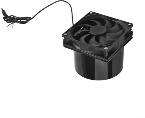 Ventilatore di scarico con flangia da 120 mm, flusso d'aria ottimale per pollai e spazi interni