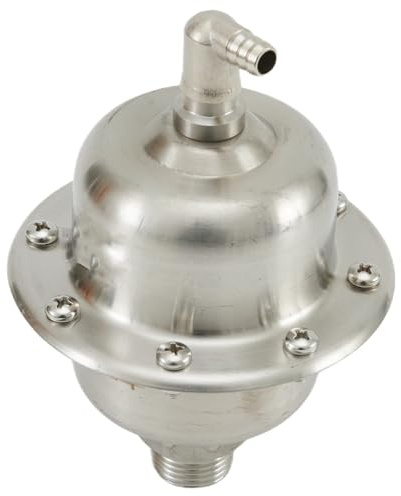 Automatisches Entlüftungsventil aus Edelstahl für den Einsatz in Heizsystemen, Fußbodenheizungen und Kesselauspuffanwendungen, gebaut, um hohem Druck und Verschleiß standzuhalten (DN15)