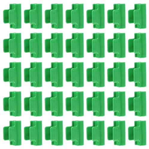 FOMIYES Morsetti per Serra Clip per Pellicola 16mm Set 40 Pezzi in Plastica Resistente Clip Supporto per Estensione Piante Fissaggio Pellicola per Tunnel e Giardinaggio Outdoor