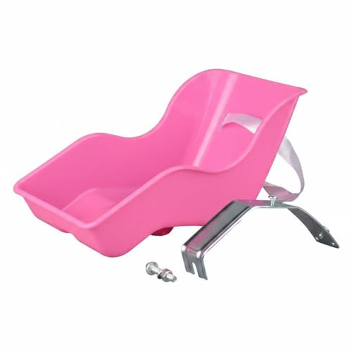 ＡＷＨＡＯ Universal Doll Bike Seat, Easy Install Rear Carrier for Kids’ Bicycle | Sturdy plastic, seat belt, universal fit, for dolls & stuffed toys, bike accessory, gift