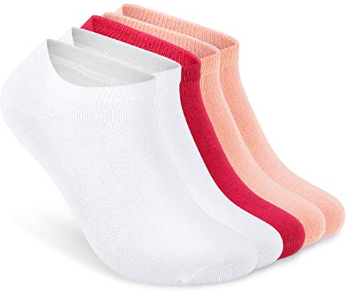 ALL ABOUT SOCKS Sneaker strumpor dam & herr – premiumstrumpor i fint utförande – kammad bomull – utan tryck på tånsöm (5x par)