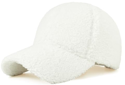 YAMEE Cappello Baseball Donna Peluche Calda,Cappello Donna Invernale Leggero,Cappello Donna con Visiera,Cappello Baseball Invernali Berretto Regolabile per Uomo Donna,Circonferenza della Testa 56-59cm