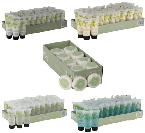 Mason & Miller - Shower Gel, Shampoo, Soap, Conditioner and Body Lotion (50 x 20ml) 250 pcs