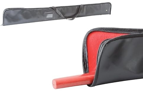 TEKKA BUDO Bokken Tasche - Kunstleder schwarz - gefüttert, gepolstert - mit Tragegurt - Außenmaterial abwaschbar