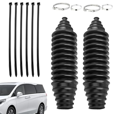 Kit de soufflet de pignons à crémaillère - 12 pièces - En silicone - Pour coffre de direction - Accessoires de protection pour véhicules