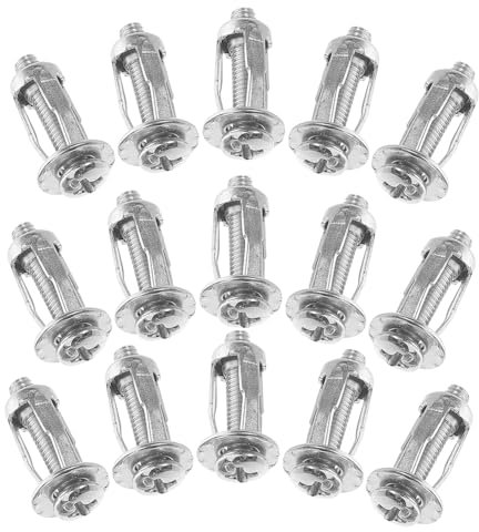 Zerodeko 20 Pz Bullone Ad Per Targa Auto Rivetti in Metallo Cavo Dadi X 20 Dadi A Petalo Vite Ad Ideale Per Porte Ancore