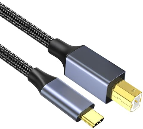 XAGMODSHN Cavo Stampante USB C Tipo C Tipo Maschio A USB B B Cavo Malo Scanner Spedizione Spedizione della Stampante A velocità Dati Trasferimento