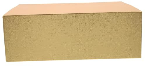 HOLIDYOYO Rechteckige Magnet Geschenkbox Papier Karton 23x16x8cm Gold Klappbox Für Schmuck Verpackung Geschenkverpackung Zuhause Büro Reise