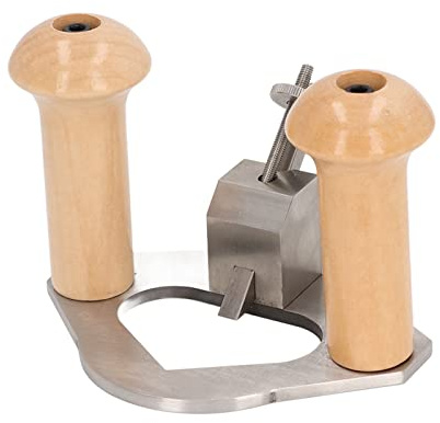 Acouto Fresatrice Manuale Incisiva in Acciaio Inossidabile con Manico in Pino Fresatrice Manuale per la Lavorazione del Legno di Acciaio Inossidabile e PlaneHand Router PlaneManuale Router PlaneHand